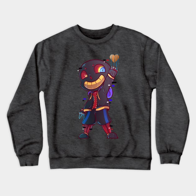 Chibi Error Sans - Undertale Crewneck Sweatshirt by GirLys Art